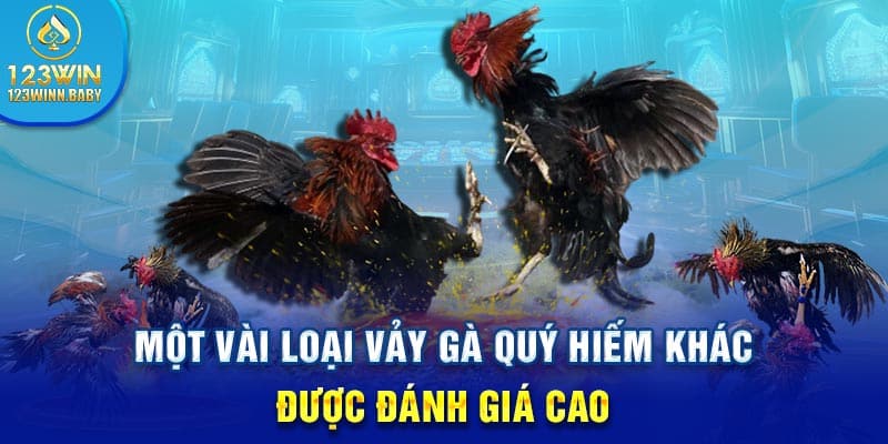 Một vài loại vảy gà quý hiếm khác được đánh giá cao